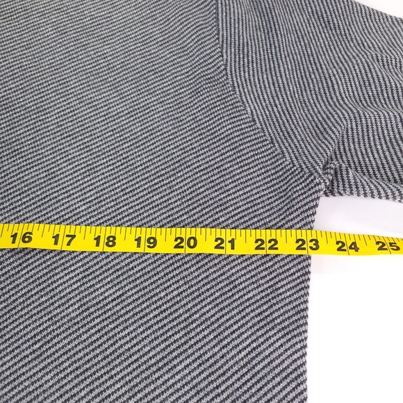 Robert Graham Sweater Mens‎ XL Gray Quarter Zip Pullover Cotton Cashmere Blend - Picture 6 of 10